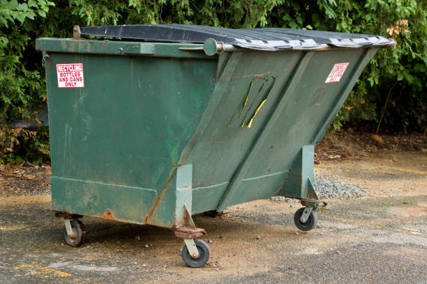 commercial garbage container.